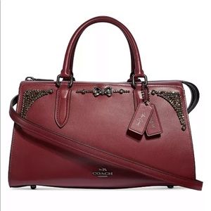 Coach x Selena Gomez Bond Embellished Leather Bag